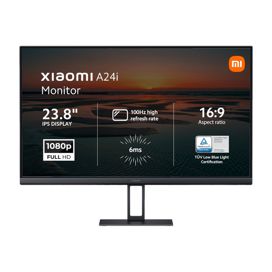 Xiaomi A24i 24" Full HD 1080p IPS Monitor (100Hz, 6ms, 16:9, HDMI/DP, Flicker-Free, & VESA Mount)