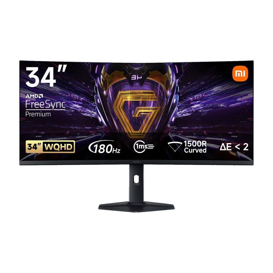 Xiaomi G34WQi 34" 1440p UltraWide IPS Curved Gaming Monitor (180Hz, 1ms, 21:9, HDMI/DP, AMD FreeSync, & 1500R Curve)