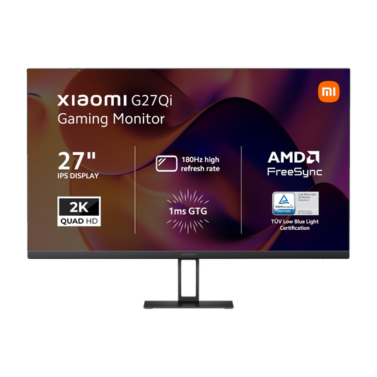 Xiaomi G27Qi 27" 2K 1440p IPS Gaming Monitor (180Hz, 1ms, 16:9, HDMI/DP, & AMD FreeSync)