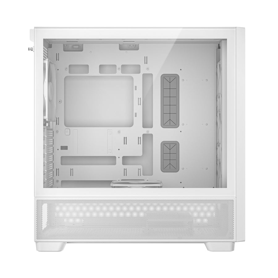 Antec FLUX E-ATX | ATX | Micro-ATX | ITX  Mid-Tower Gaming Chassis Wood Front Panel- White