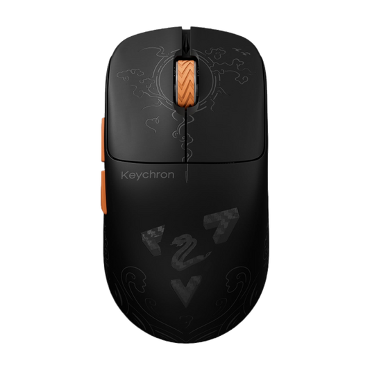Keychron G3-Z1 8K Ultra Light Wireless Mouse (BT/2.4GHz/Wired) - Black