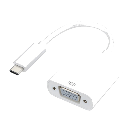 Gizzu 1080P Type-C to VGA Adapter Poly