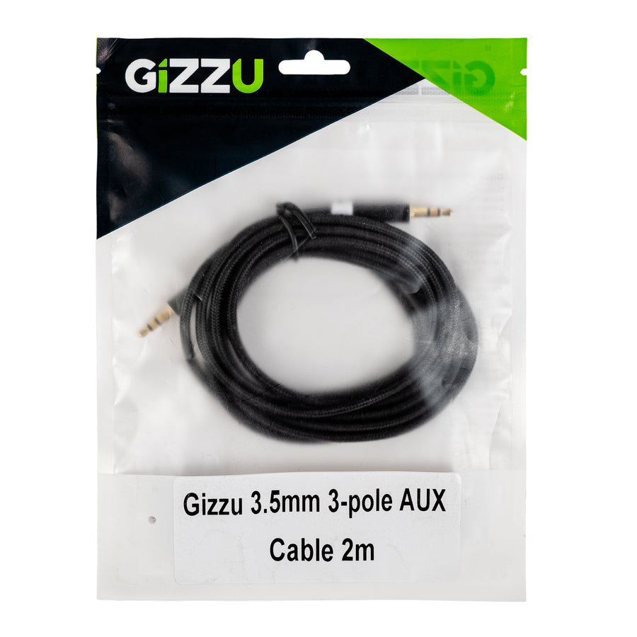 Gizzu 3.5mm 3-Pole 2m Audio Cable Poly