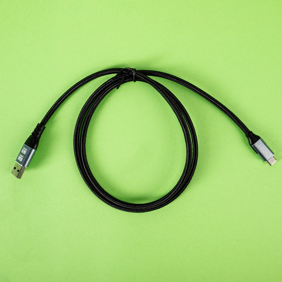 Gizzu USB-A 3.2 to Type-C 10Gbps 60W Cable 2M Poly