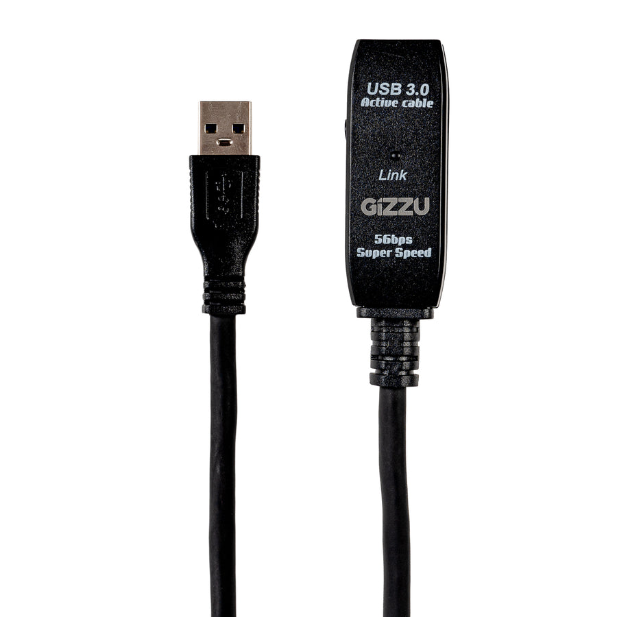 Gizzu USB3.0 10m Active Extension Cable Poly