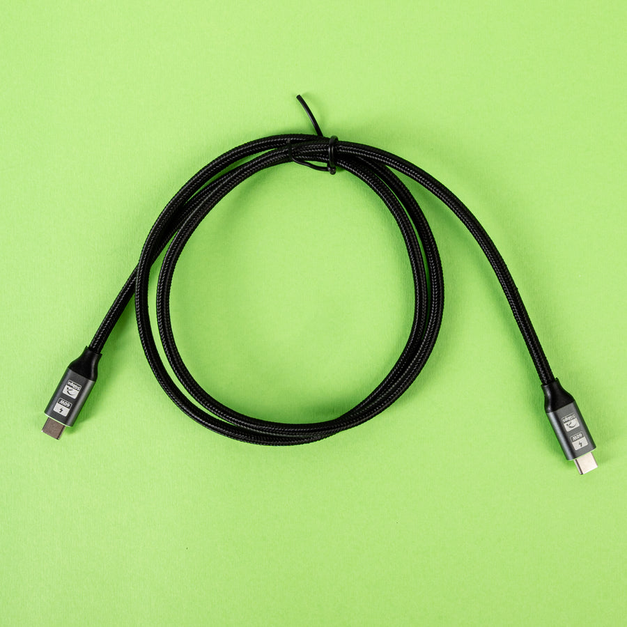 Gizzu Type-C 3.2 to Type-C 5Gbps 60W Cable 1M Poly
