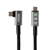 Gizzu Type-C 3.2 to Type-C 10Gbps 100W Angled Cable 1M Poly