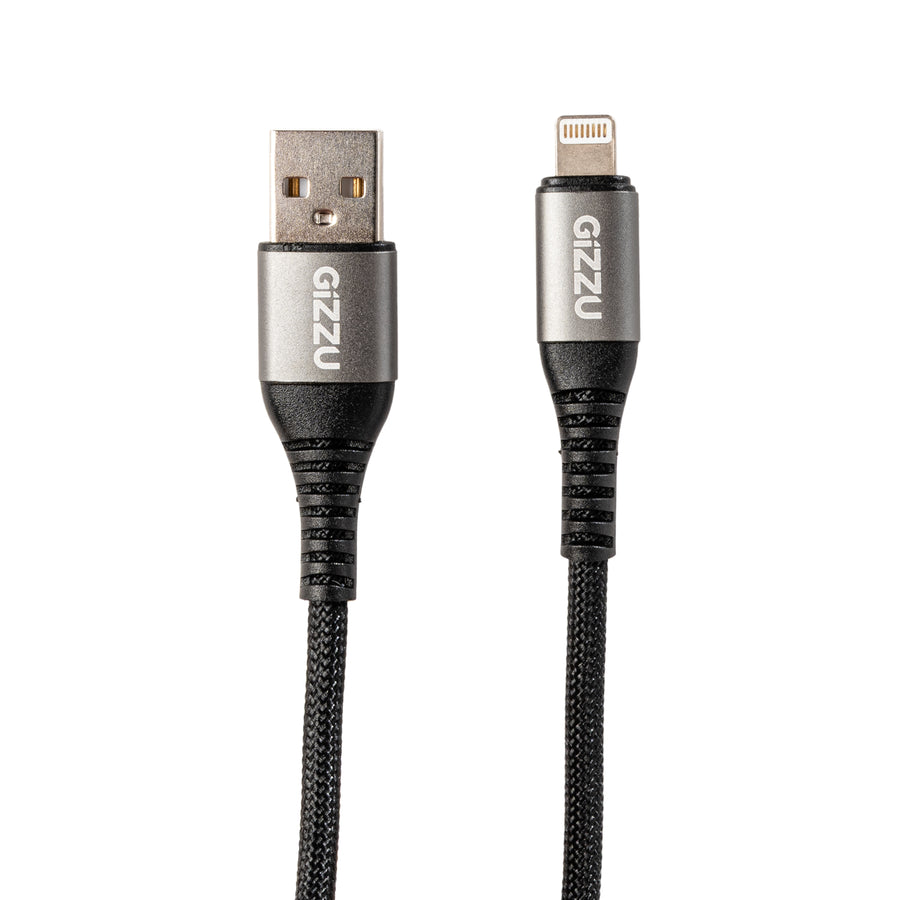 Gizzu USB-A to Lightning 12W Cable 1M Poly