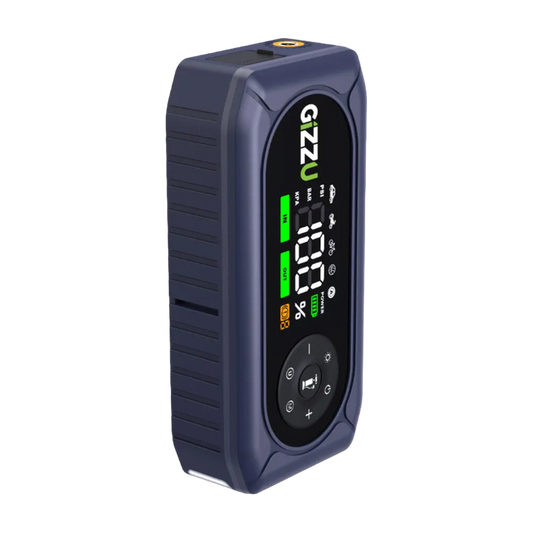 Gizzu 1000A 4-in-1 Jump Starter with Air Compressor 10400mAh - Black