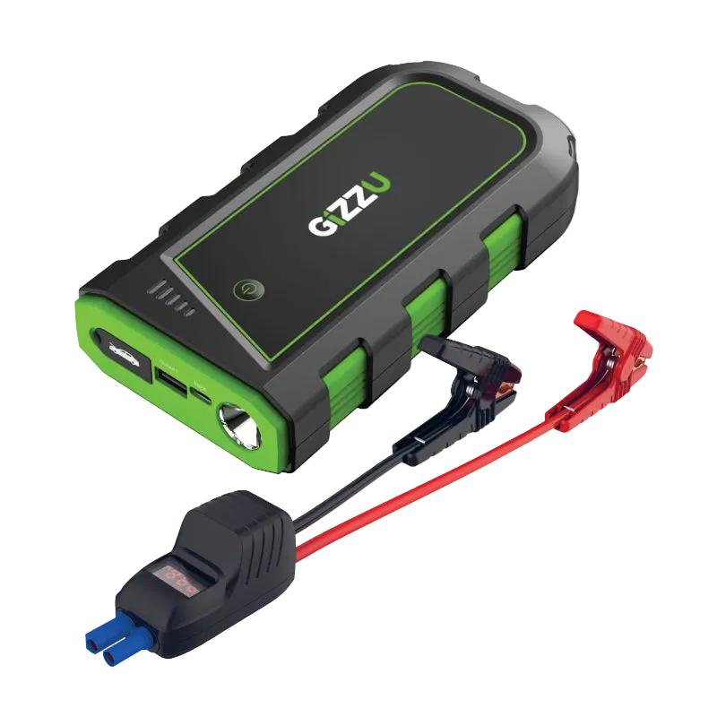 GIZZU 2000A Jump Starter 16000mAh - Black