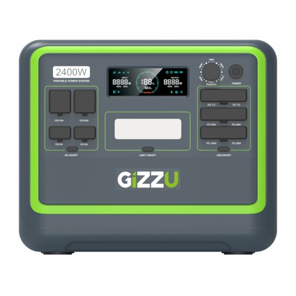Gizzu Hero Pro 2048Wh/2400W UPS Power Station With App