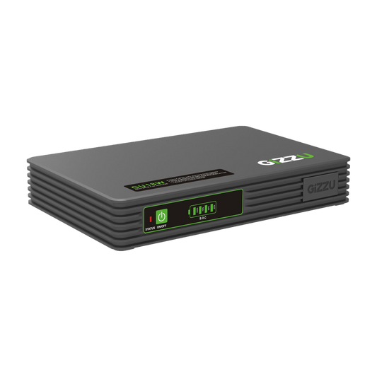 Gizzu 18W 17400mAh/55Wh Mini UPS LifePO4 - Black
