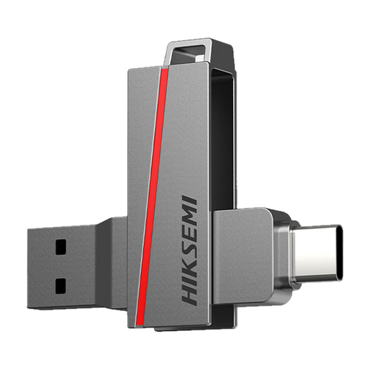 Hiksemi Dual-Slim 32GB USB3.2 + Type-C Flash Drive - Grey