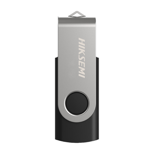 Hiksemi Rotary 32GB USB3 Flash Drive - Silver Black