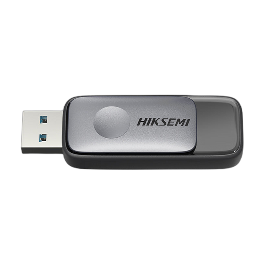 Hiksemi Pully 32GB USB3.2 Flash Drive - Silver Black