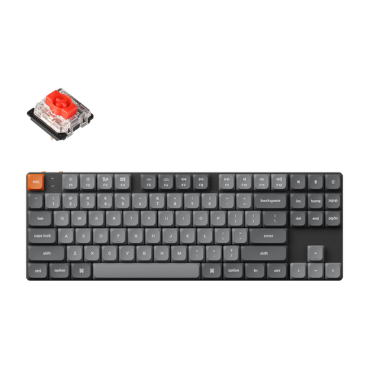 Keychron K1 MAX TKL 80% Red Hot-Swap Low Profile Gat RGB Wireless KB