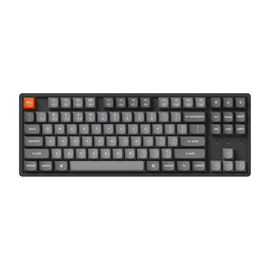 Keychron K8 Max 80% TKL Super Banana Switches Hot-Swap Normal Profile RGB Wireless Keyboard
