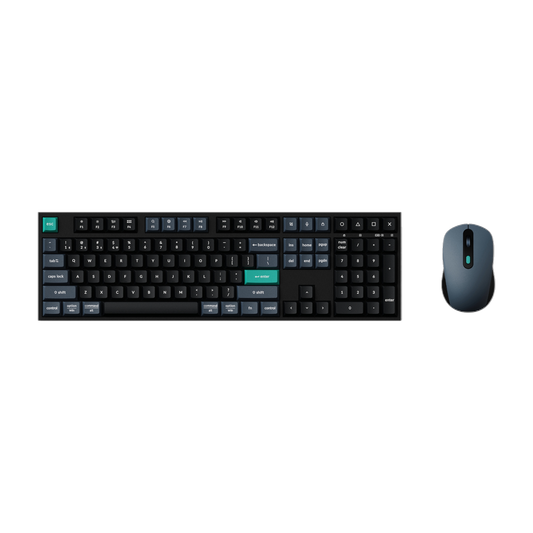Keychron B36 100% Layout Keyboard and BM25 Mouse Wireless Combo - Black Green