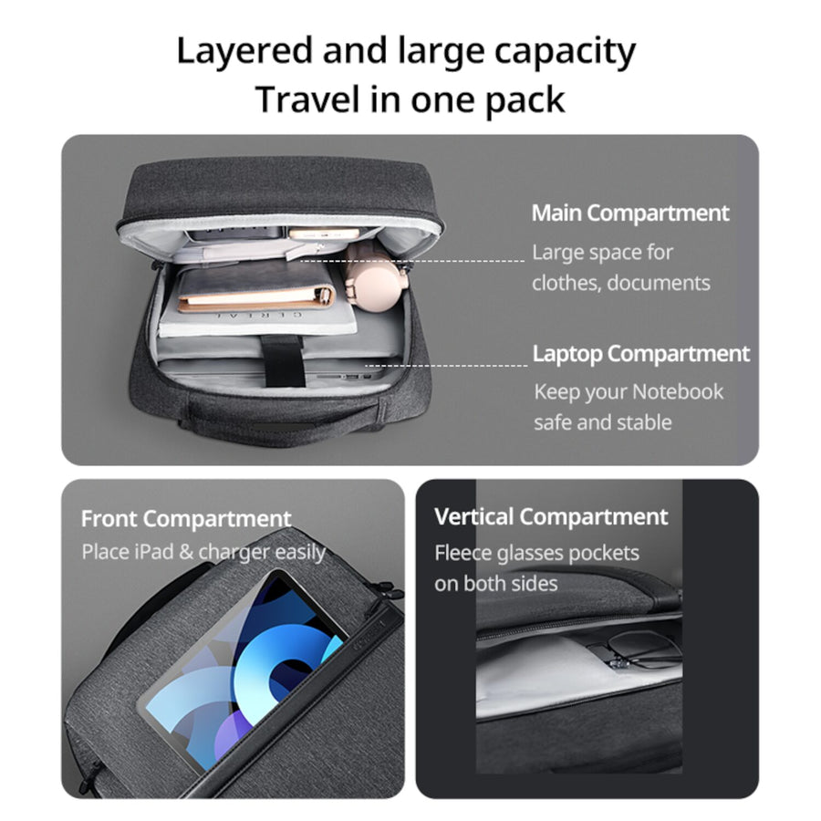 UGREEN Laptop Backpack B02 Dark Grey (Up to 15.6'')