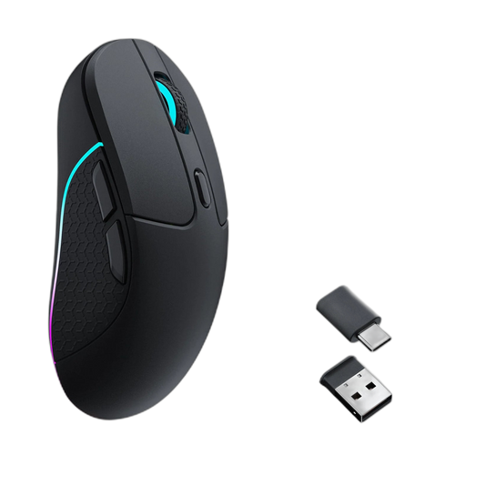 Keychron M3-A1 1K Wireless Mouse (BT/2.4GHz/Wired) - Black