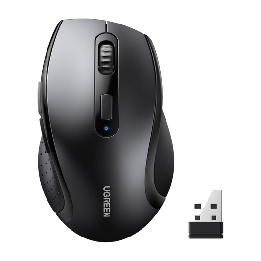 UGREEN Ergonomic Wireless Mouse 2.4G Black