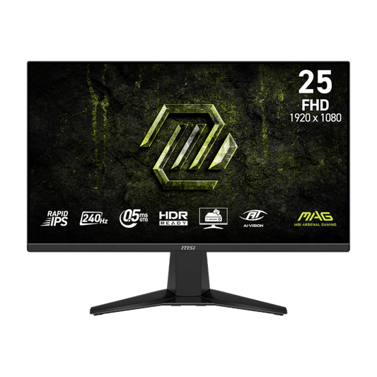 MSI MAG 255F X24 Gaming Monitor 1920x1080 (HD) Rapid IPS 0.5ms 240Hz Adapative Sync