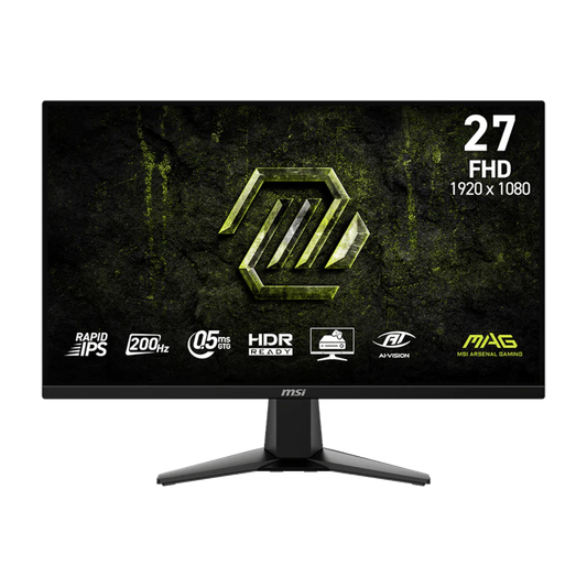 MSI MAG 275F E20 Gaming Monitor 1920x1080 (HD) Rapid IPS 0.5ms 200Hz Adapative Sync