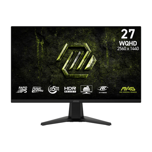 MSI MAG 275QF E20 Gaming Monitor 2560x1440 (WQHD) Rapid IPS 0.5ms 200Hz Adapative Sync