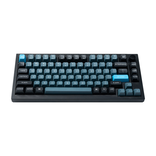 Keychron double Shot KSA PBTFull Keycap Set - Dark Gray and Grayish Blue