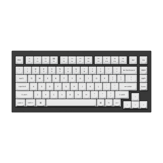 Keychron double shot PBT OSA Full keycap set - Black on White