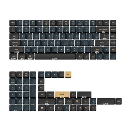 Keychron LSA Profile Double Shot PBT Full Keycap Set - Knight