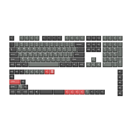 Keychron Cherry Profile PBT Full Keycap Set - Dolch Red