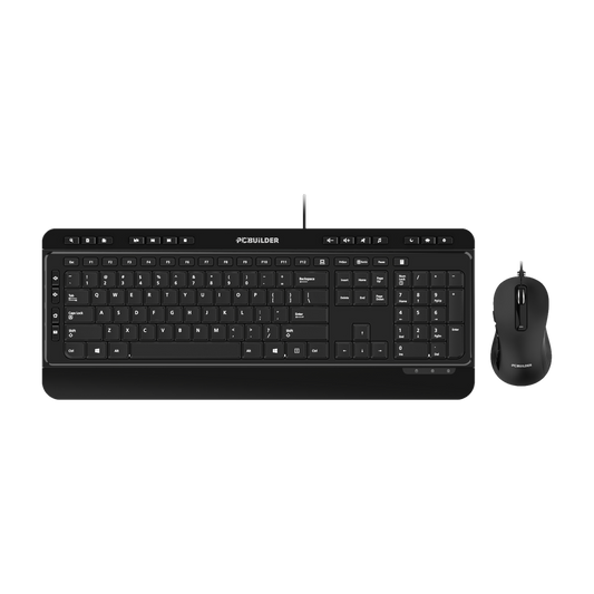 PCBuilder ALPHA Wireless Mouse and Keyboard Combo