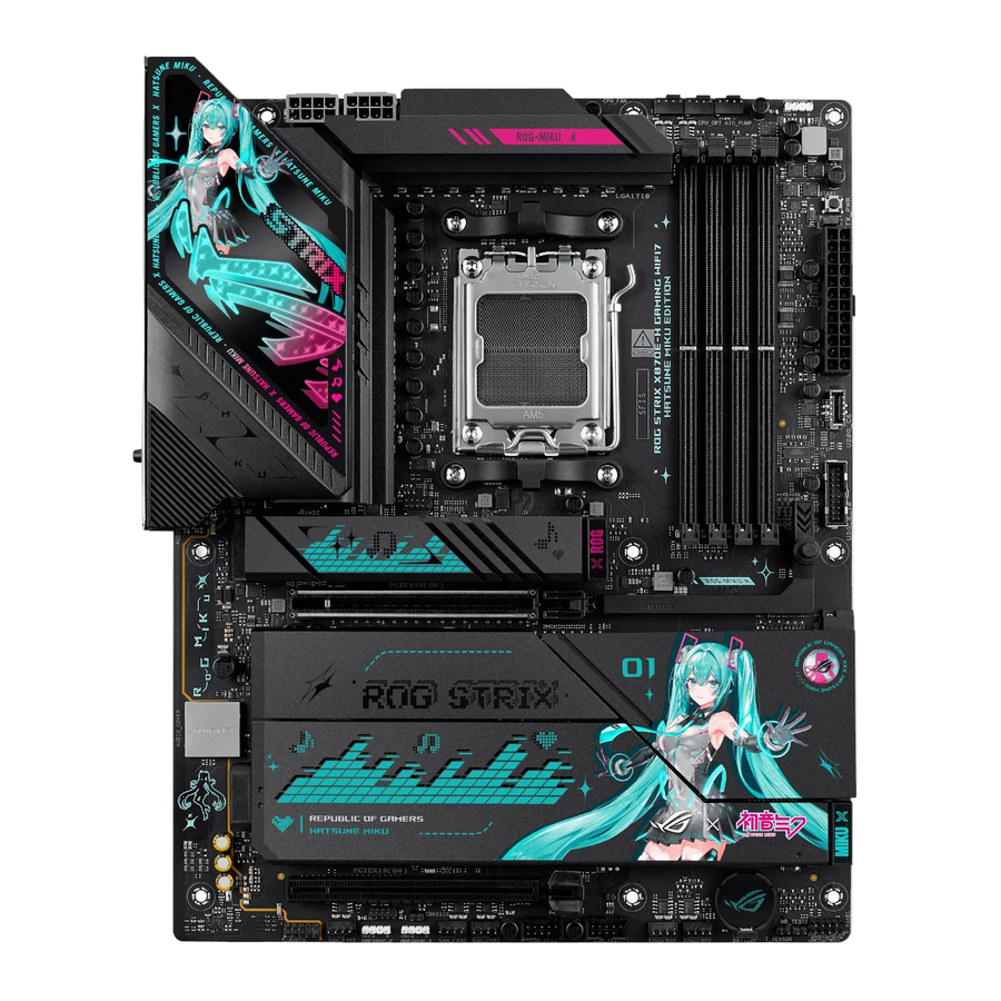 PCBuilder Ryzen 7 9800X3D HATSUNE MIKU Windows 11 Gaming PC