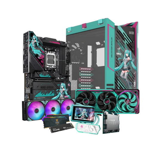 PCBuilder Ryzen 7 9800X3D HATSUNE MIKU Windows 11 Gaming PC