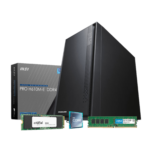 PCBuilder Intel i5-12400 HOME MASTER Windows 11 Desktop PC