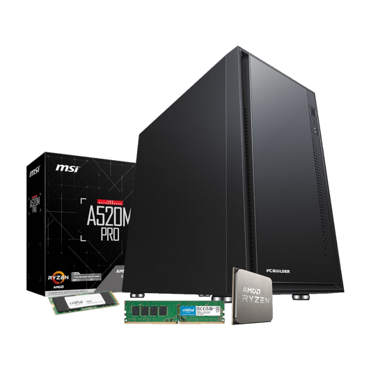 PCBuilder AMD Ryzen 7 5700G Home Master Windows 11 Desktop PC