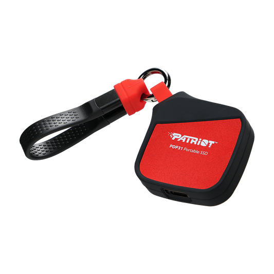 Patriot PDP31 500GB Type-C Portable SSD - Red / Black