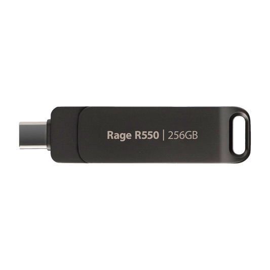Patriot RAGE R550 256GB USB 3.2 GEN 1 Swing Type-A+C Dark Shadow