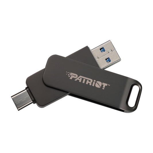 Patriot RAGE R550 64GB USB 3.2 GEN 1 Swing Type-A+C Dark Shadow