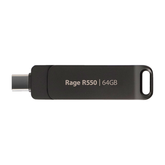 Patriot RAGE R550 64GB USB 3.2 GEN 1 Swing Type-A+C Dark Shadow