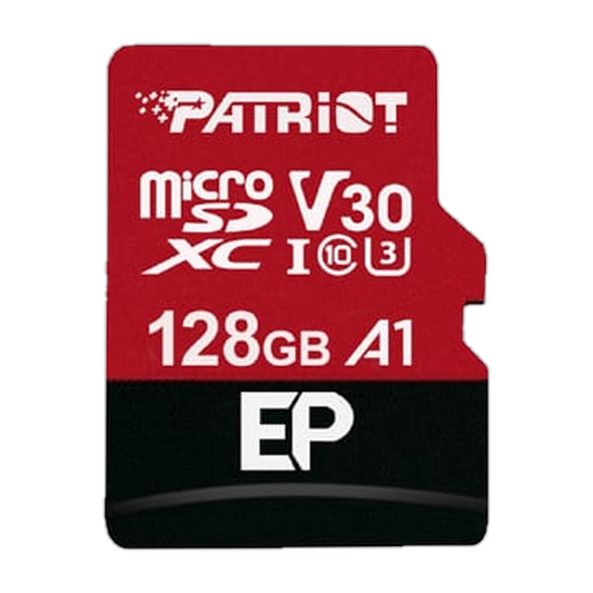 Patriot EP V30 A1 128GB Micro SDXC Card + Adapter