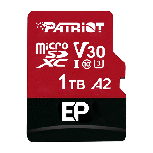 Patriot EP Series 1TB MICRO SDXC V30 (with Adaptor)