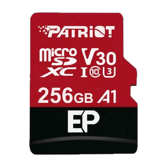 Patriot EP V30 A1 256GB Micro SDXC Card + Adapter
