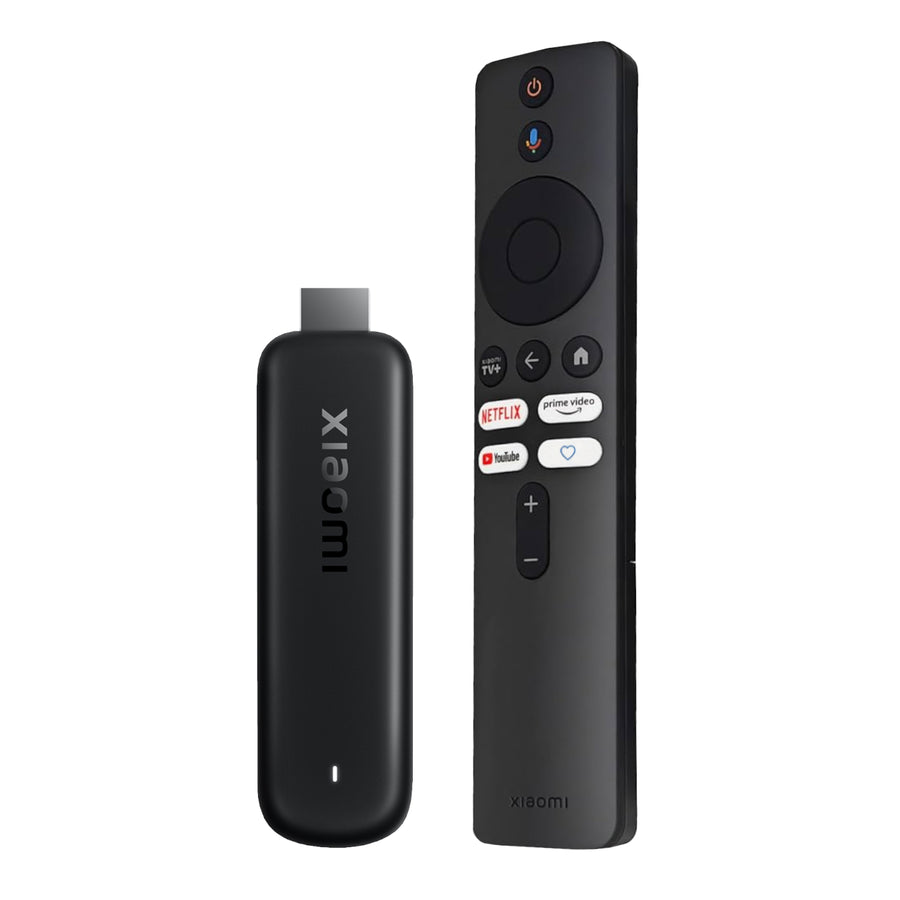 Black Xiaomi device with remote control 