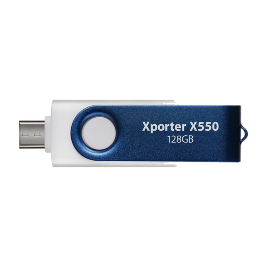 Patriot XPORTER X550 128GB USB 3.2 GEN 1 Swing Type-A+C BW