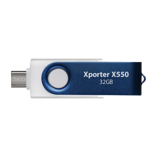 Patriot XPORTER X550 32GB USB 3.2 GEN 1 Swing Type-A+C BW
