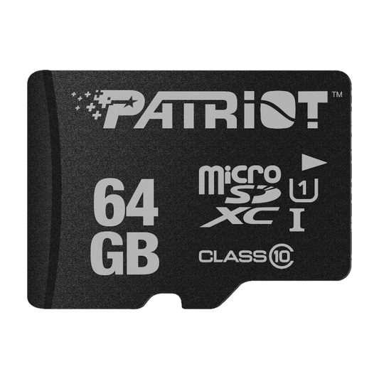 Patriot LX CL10 64GB Micro SDHC Card