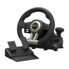 PXN V3 Pro 180 degree vibration steering wheel with 2-pedals (black)