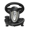 PXN V3 Pro 180 degree vibration steering wheel with 2-pedals (black)